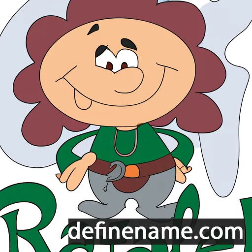 cartoon of the name Rafaeli