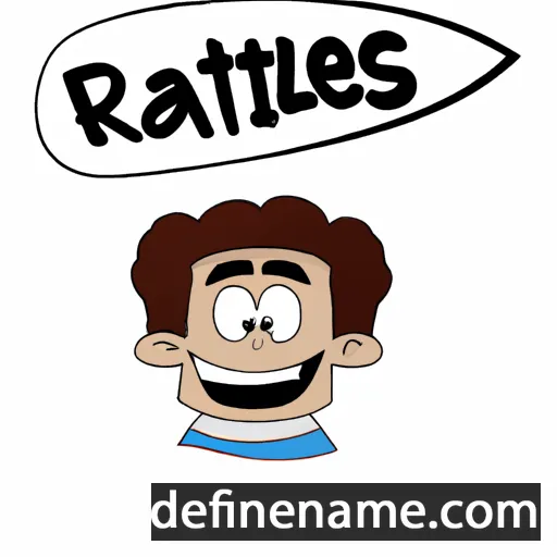 cartoon of the name Rafaels