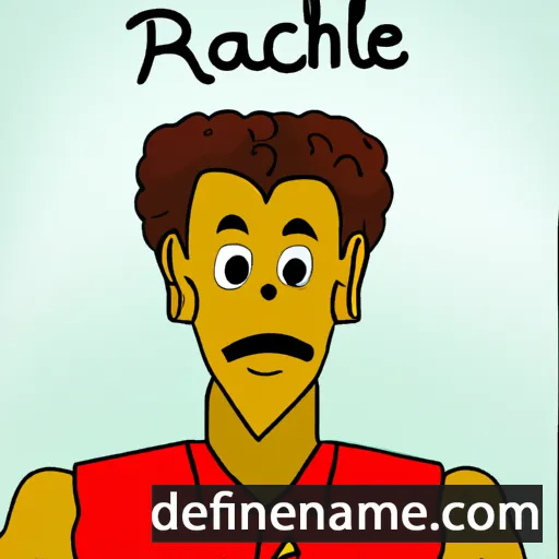 cartoon of the name Rafahel