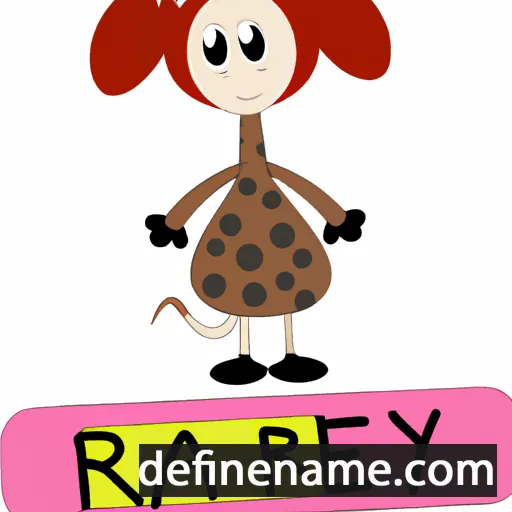 cartoon of the name Raffey