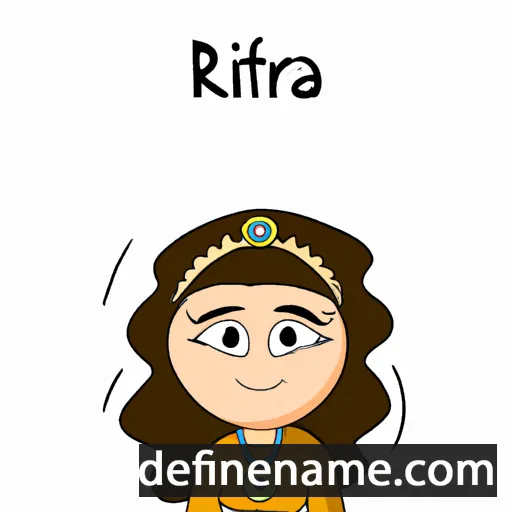 cartoon of the name Rafia