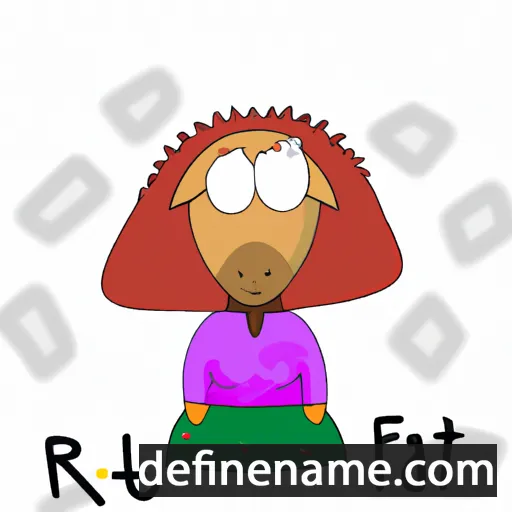 cartoon of the name Rafiatu