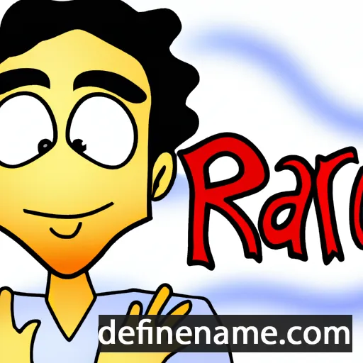 cartoon of the name Rafo