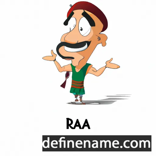 cartoon of the name Raga