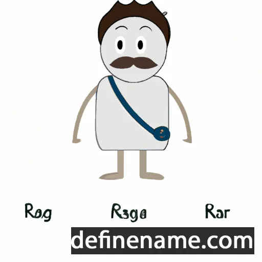 cartoon of the name Ragab