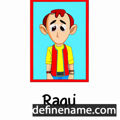 cartoon of the name Ragau