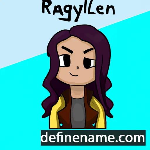 cartoon of the name Ragelyn