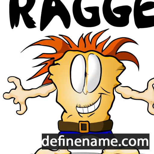 cartoon of the name Ragge