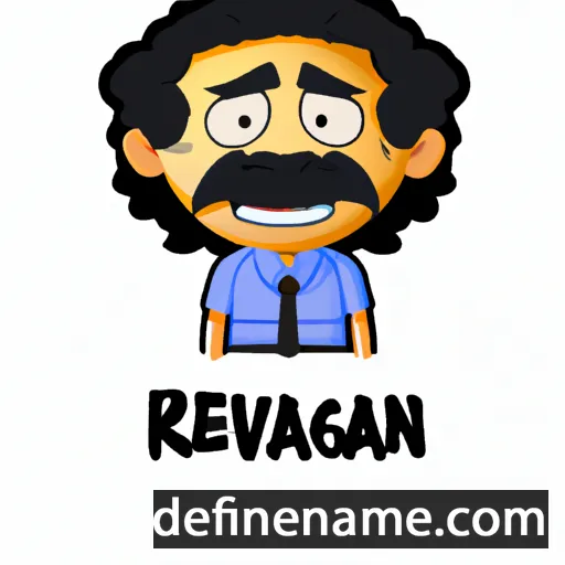 cartoon of the name Raghavan