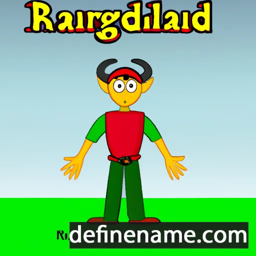 cartoon of the name Raghnilldr