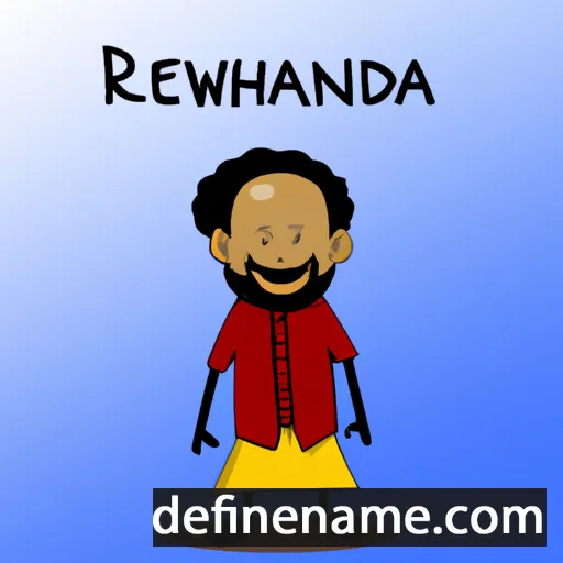 cartoon of the name Raghwendra