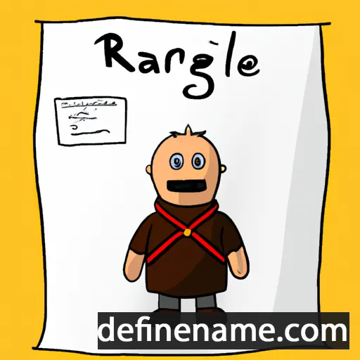 cartoon of the name Ragnælfr