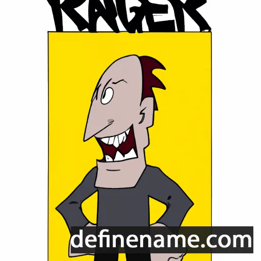 cartoon of the name Ragner