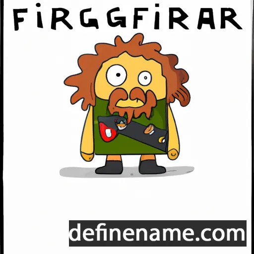 cartoon of the name Ragnfreðr