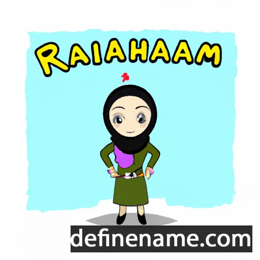 Rahimah cartoon