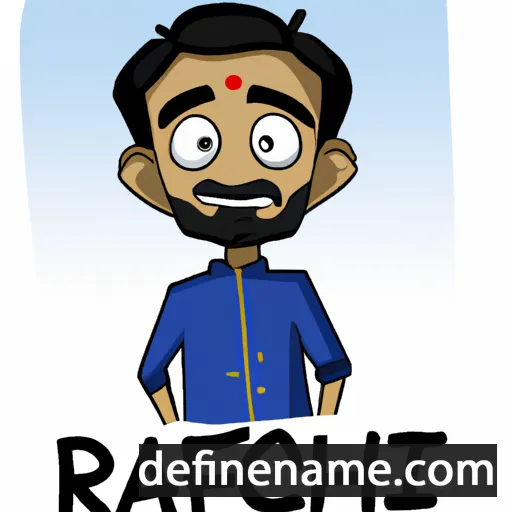 cartoon of the name Rahiq