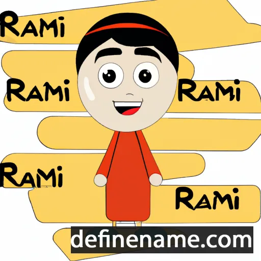 cartoon of the name Rahmi