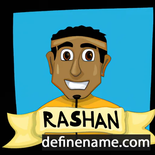 cartoon of the name Rahsaan