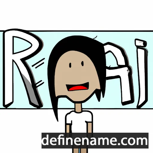 cartoon of the name Rai