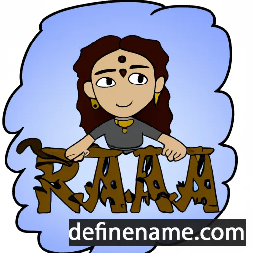 cartoon of the name Raia