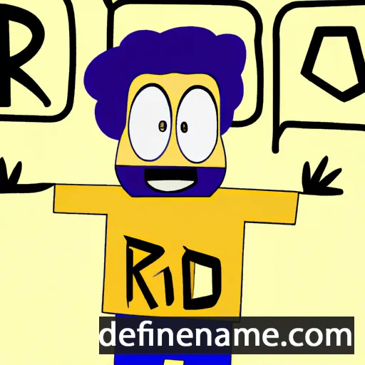 cartoon of the name Raido