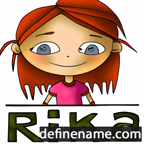 cartoon of the name Raika