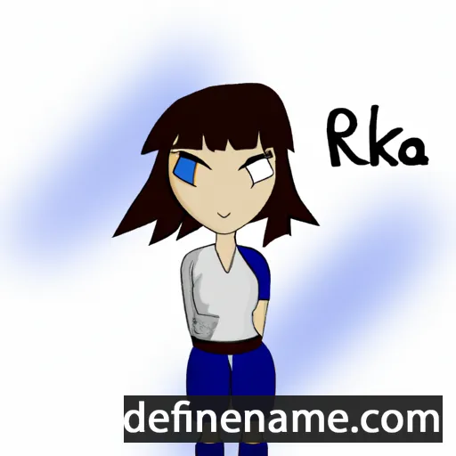 cartoon of the name Raika