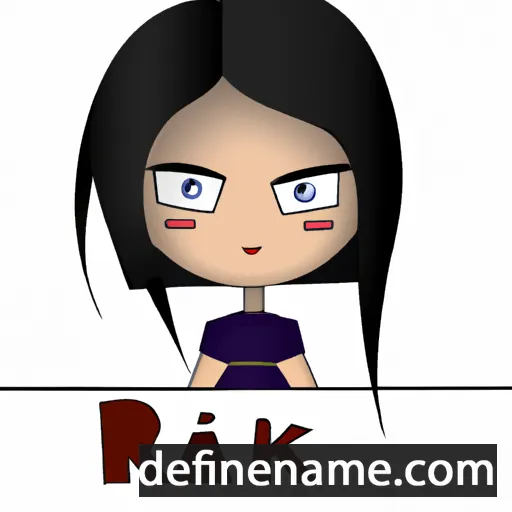 cartoon of the name Raika