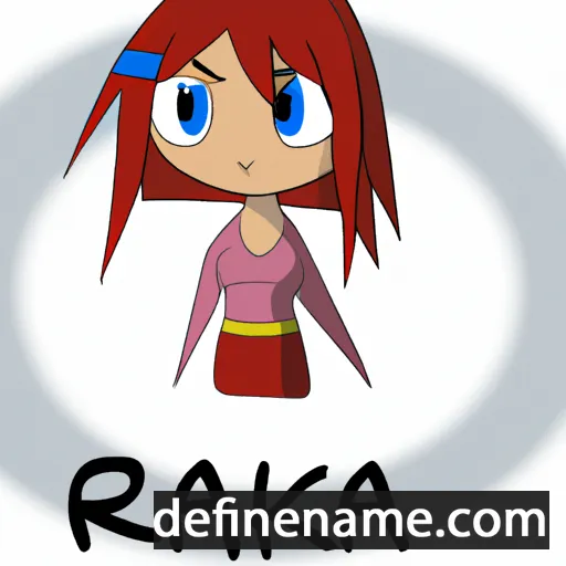 cartoon of the name Raika