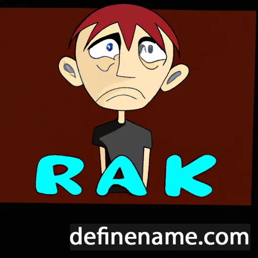 cartoon of the name Raiki