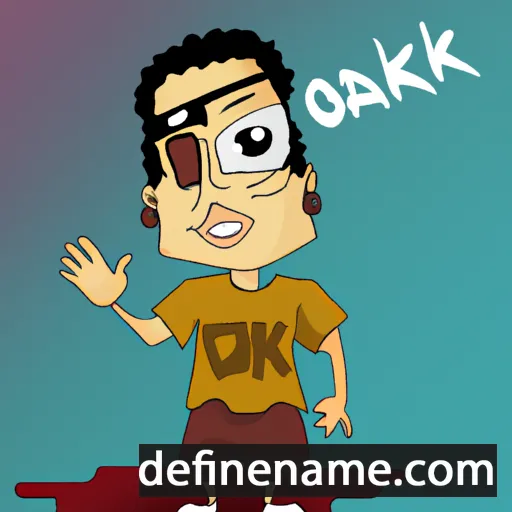 cartoon of the name Raiki