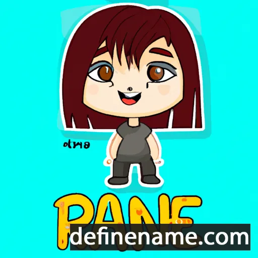 cartoon of the name Raine