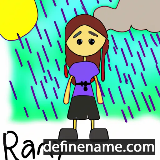 cartoon of the name Rainey