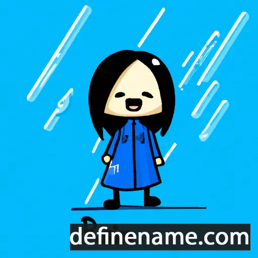 cartoon of the name Rainn