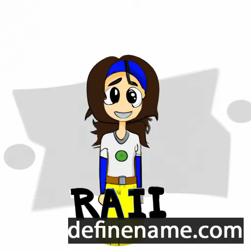 cartoon of the name Rairi