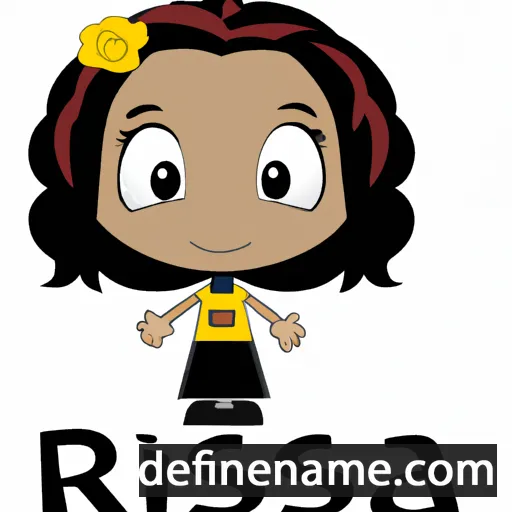 cartoon of the name Raissa