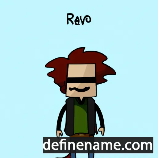 cartoon of the name Raivo