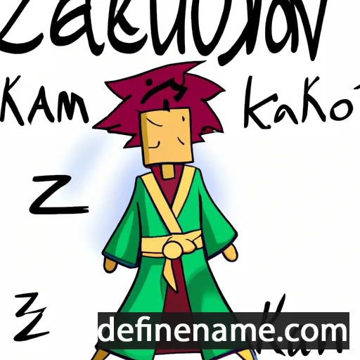 cartoon of the name Raizou