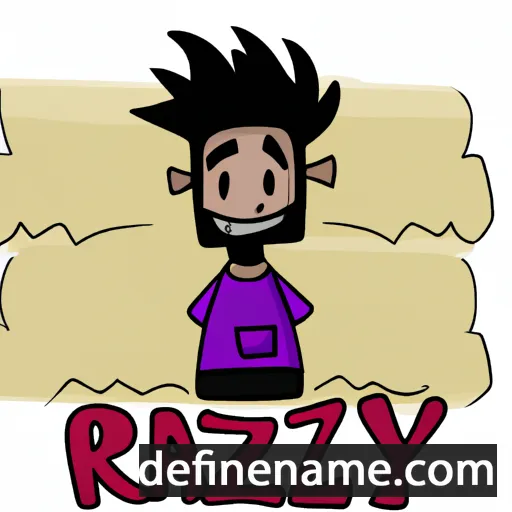 cartoon of the name Raizy