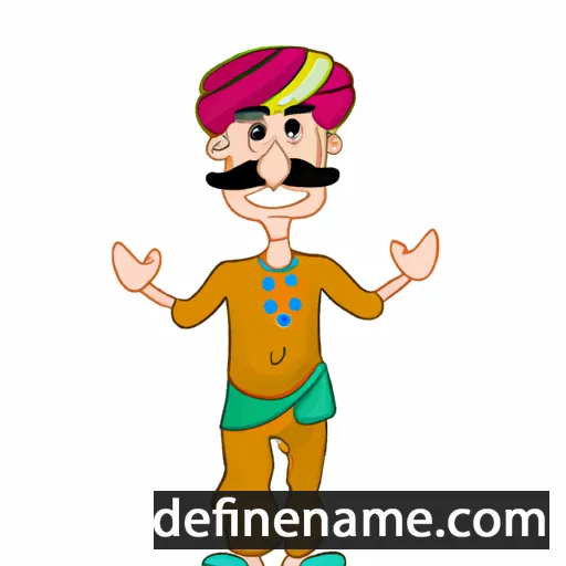 cartoon of the name Rajad