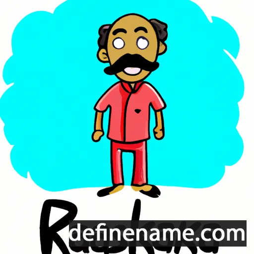 cartoon of the name Rajasekar