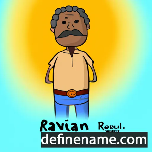 cartoon of the name Rajaselvan