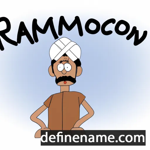 cartoon of the name Rajcoomar