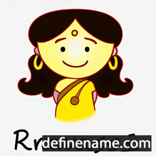 cartoon of the name Rajeswari