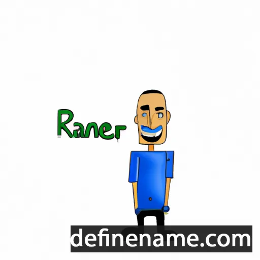 cartoon of the name Rajner