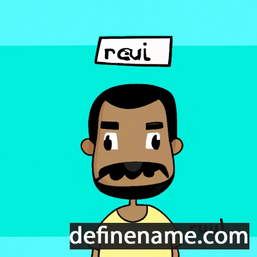 cartoon of the name Rajul