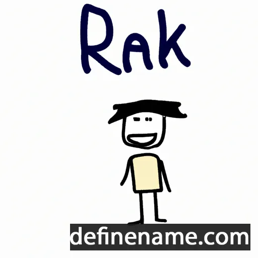 cartoon of the name Raka