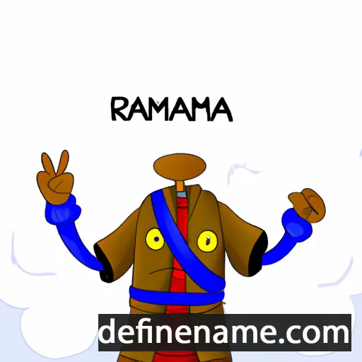 cartoon of the name Rakarma