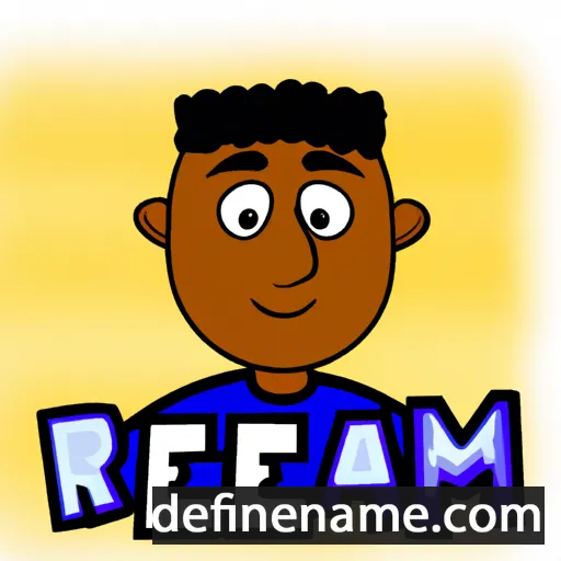 cartoon of the name Rakeem