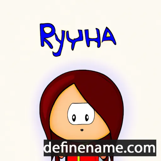 cartoon of the name Rakhaya